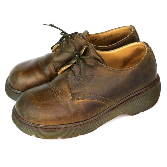 Dr. Martens Shoes - Vintage 90s Dr Martens Derby Platform Chunky Shoes